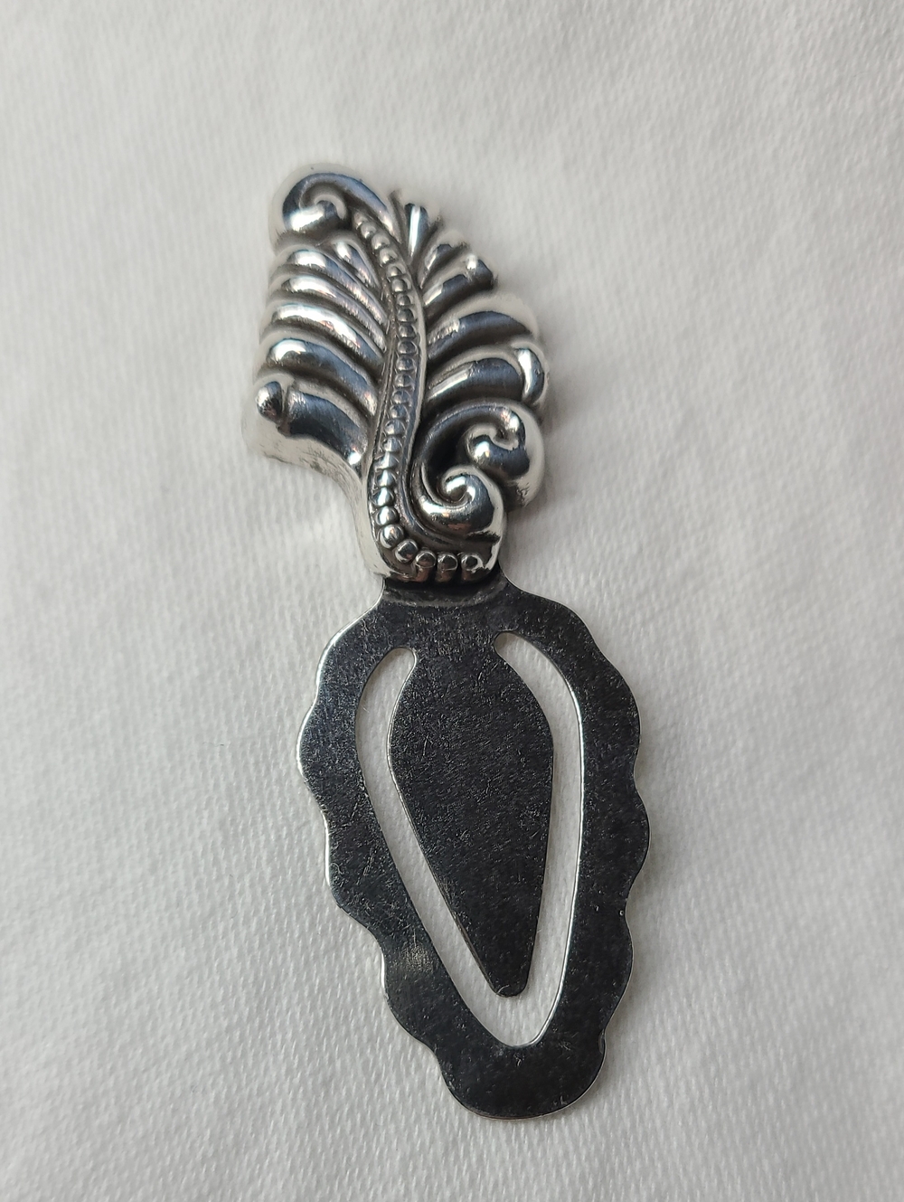 Brighton Bookmark Clip Silver Tone Book